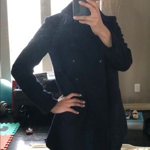 New banana Republic pea coat A line wool jacket